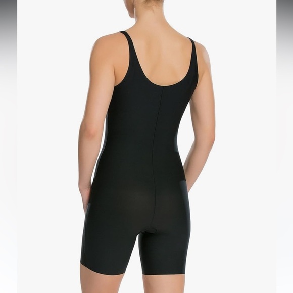 SPANX Shapewear for Women Thinstincts Open-Bust Mid-Thigh Bodysuit Small - Picture 2 of 11